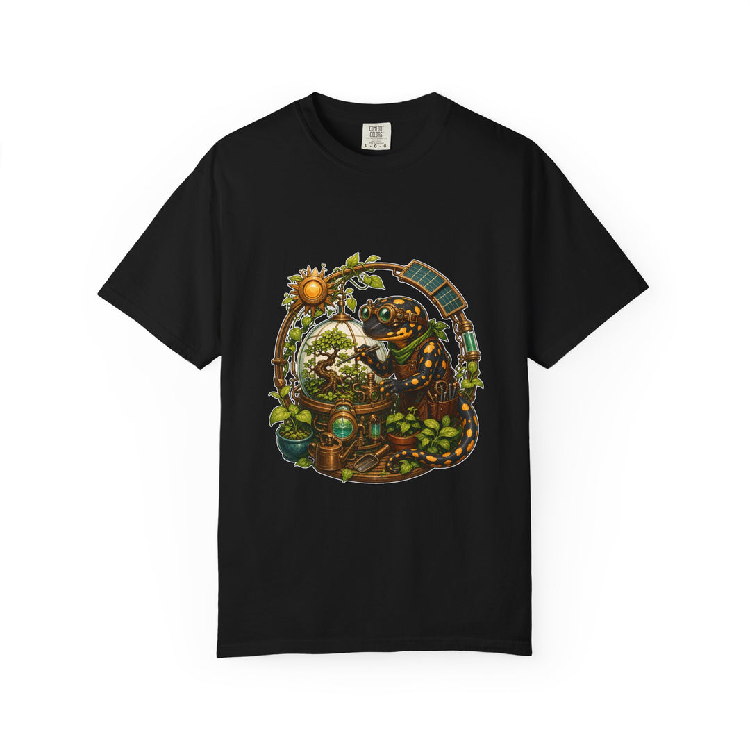 Solarpunk Bonsai Salamander Graphic Tee