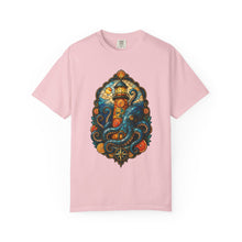 Stained Glass Citrus Lighthouse Octopus T-Shirt Graphic