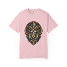 Thunder Ram Woodcut T-Shirt Graphic