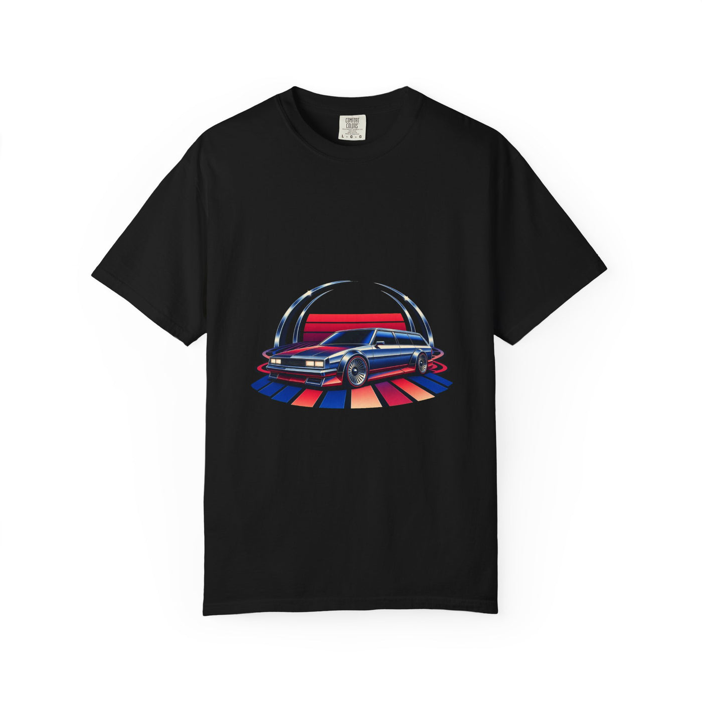 Retro Futurist Sport Wagon Graphic Tee