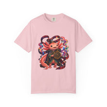 Psychedelic Plaid Axolotl Graphic Tee