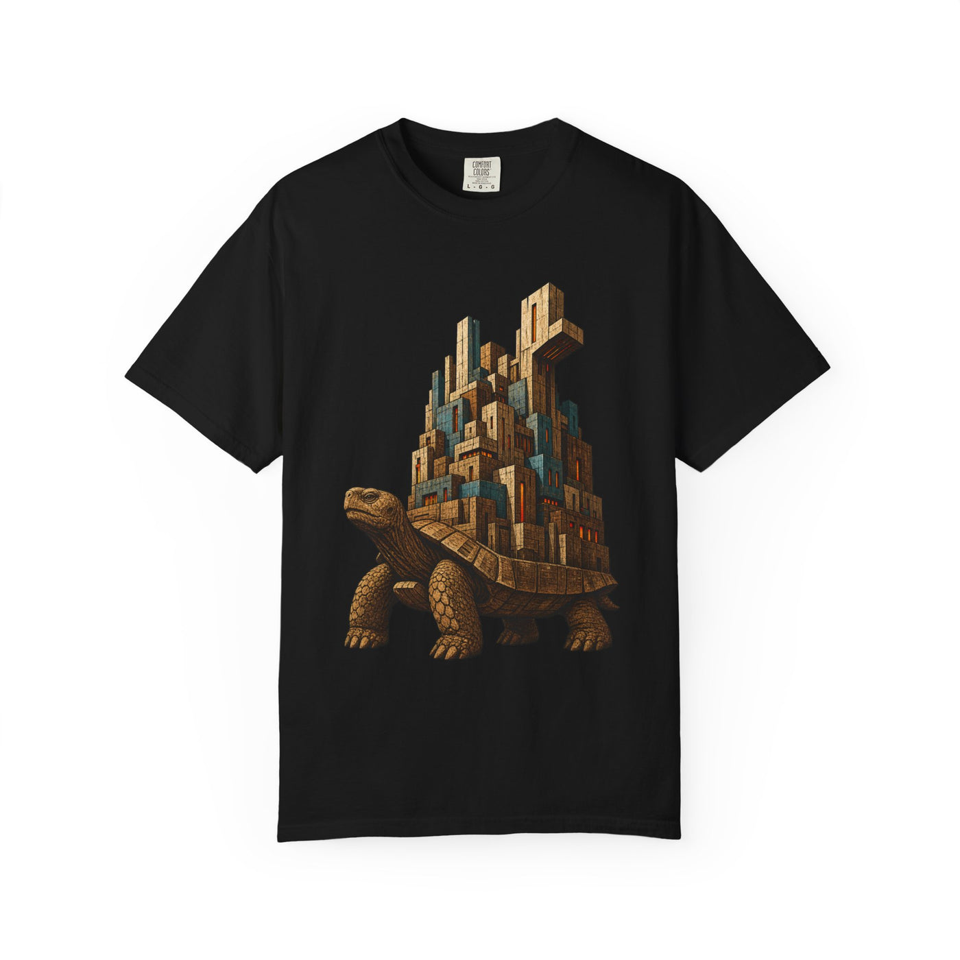 Fortress Tortoise Brutalist Graphic Tee