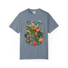 Cabana Stripe Sea Turtle Graphic Tee