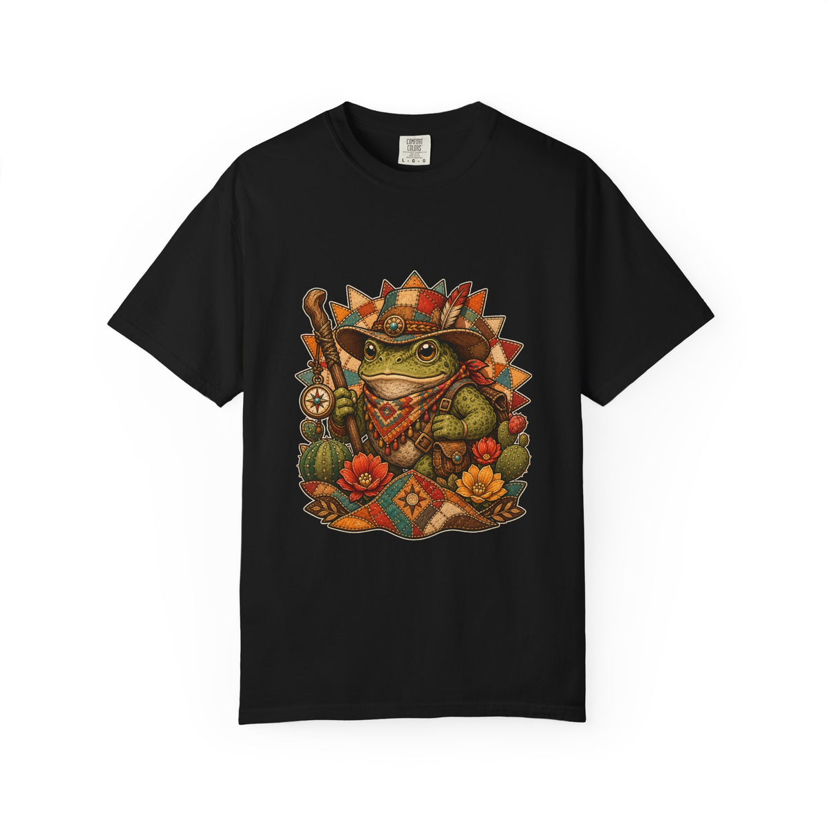 Patchwork Desert Toad Ranger T-Shirt Graphic