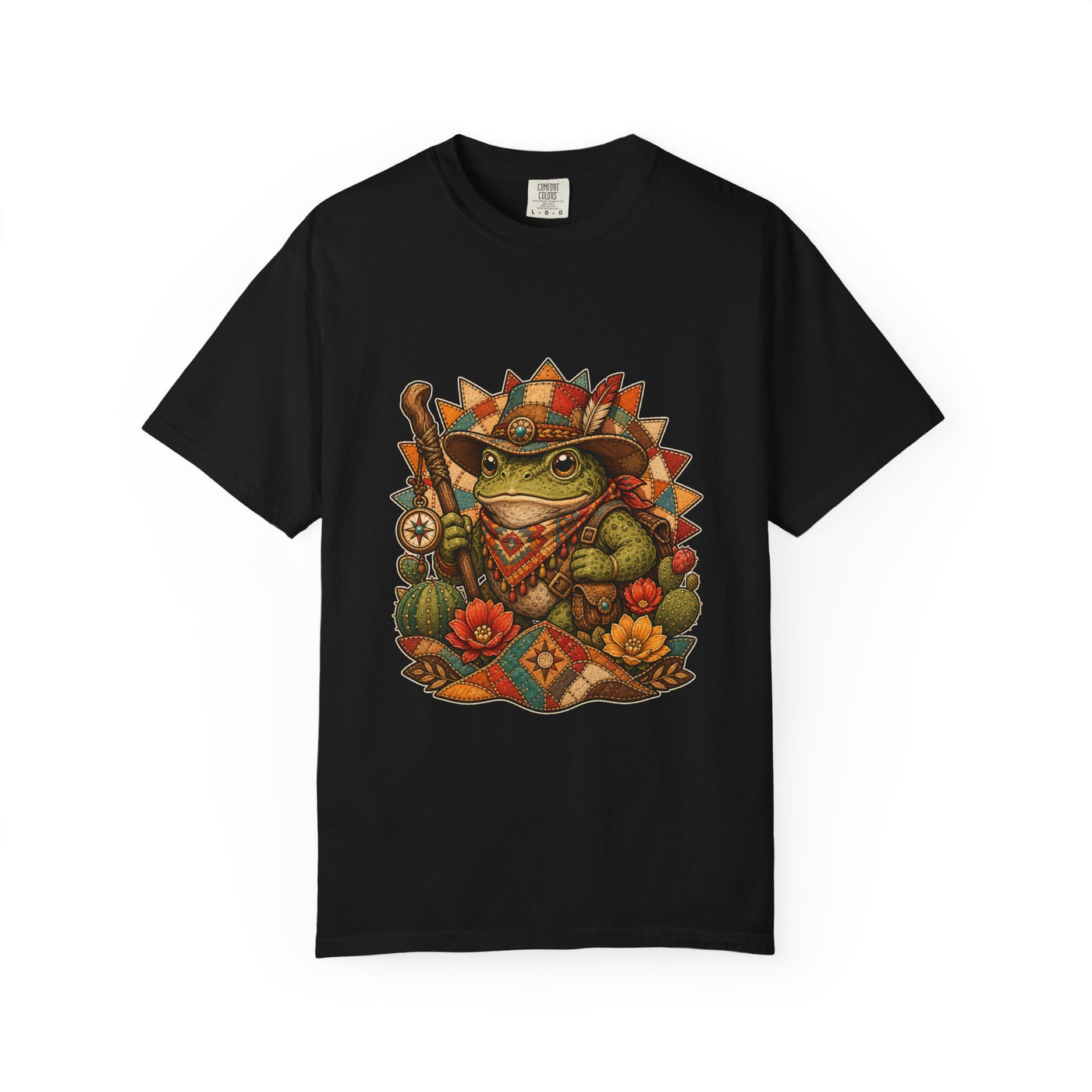 Patchwork Desert Toad Ranger T-Shirt Graphic