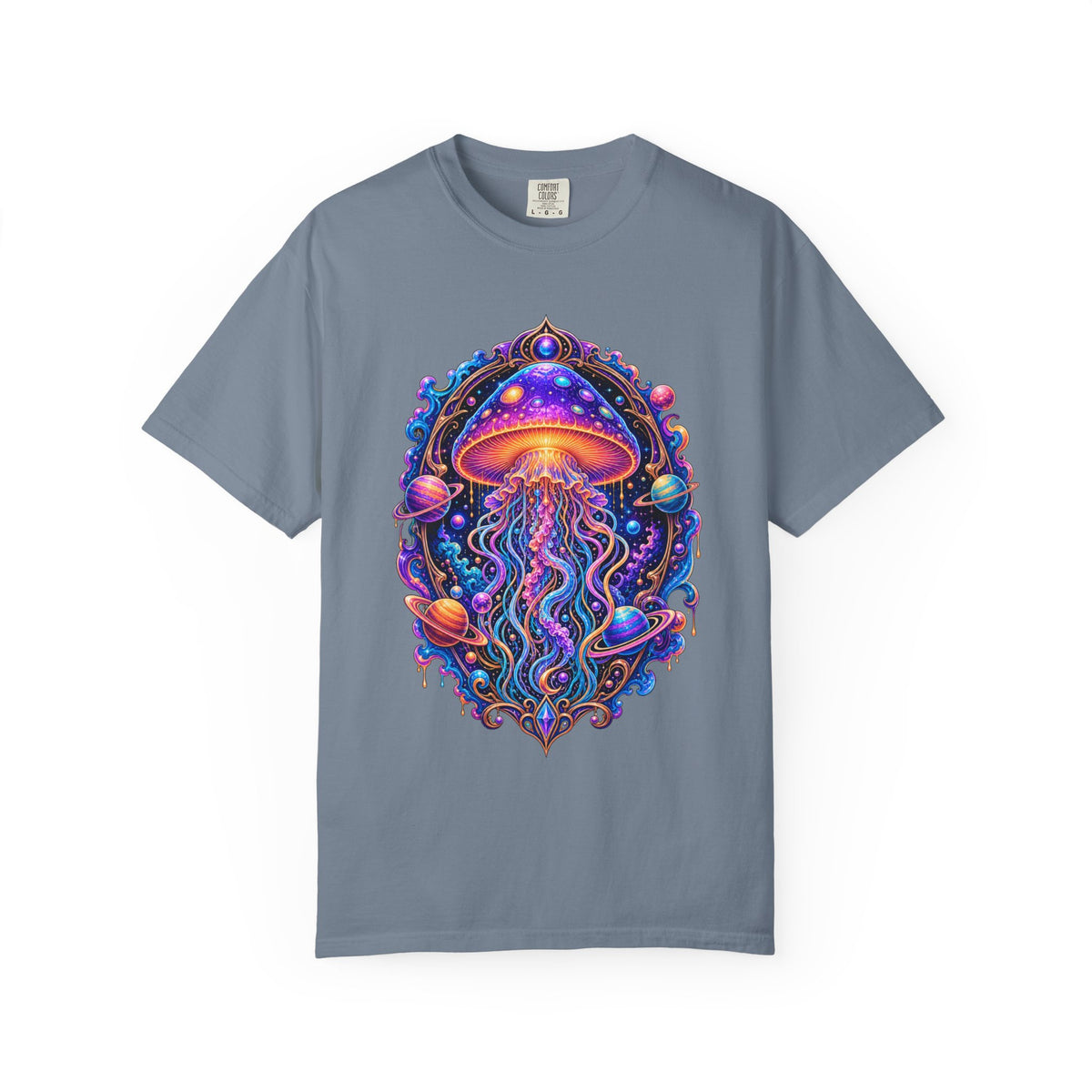 Cosmic Mushroom Jellyfish T-Shirt Graphic