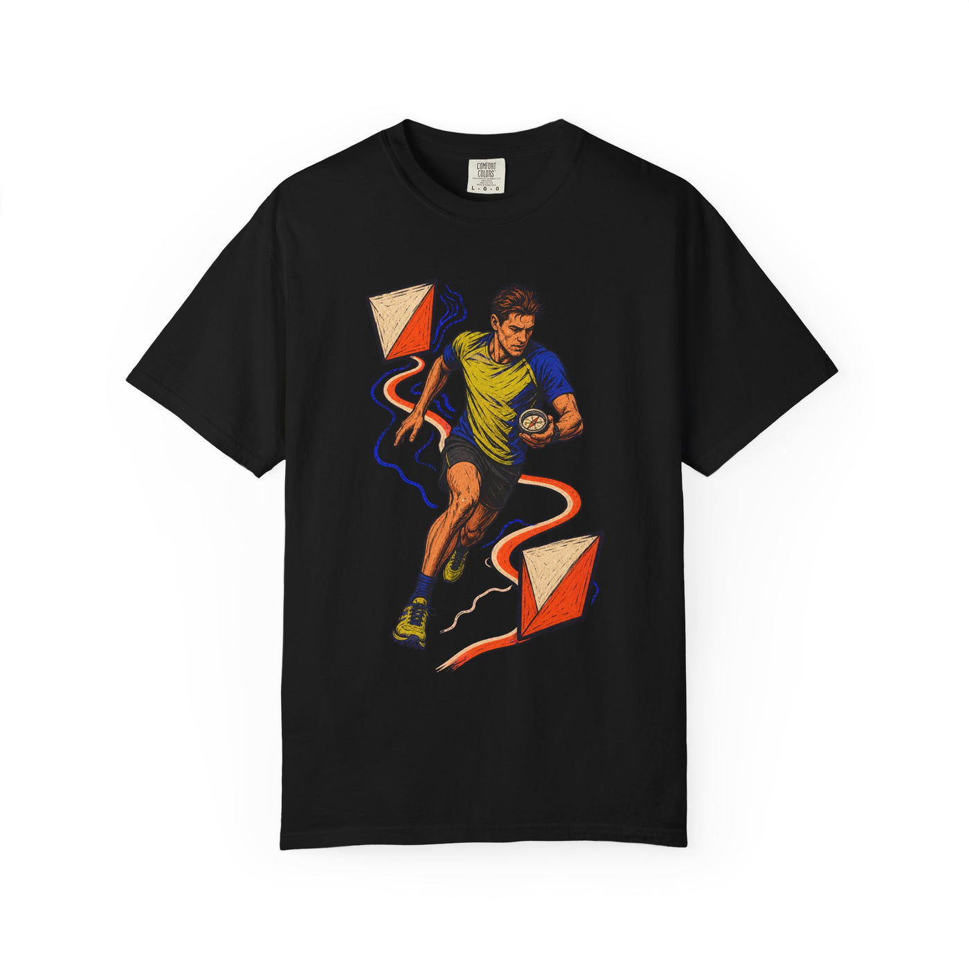 Topo Rush Orienteering Runner Graphic Tee