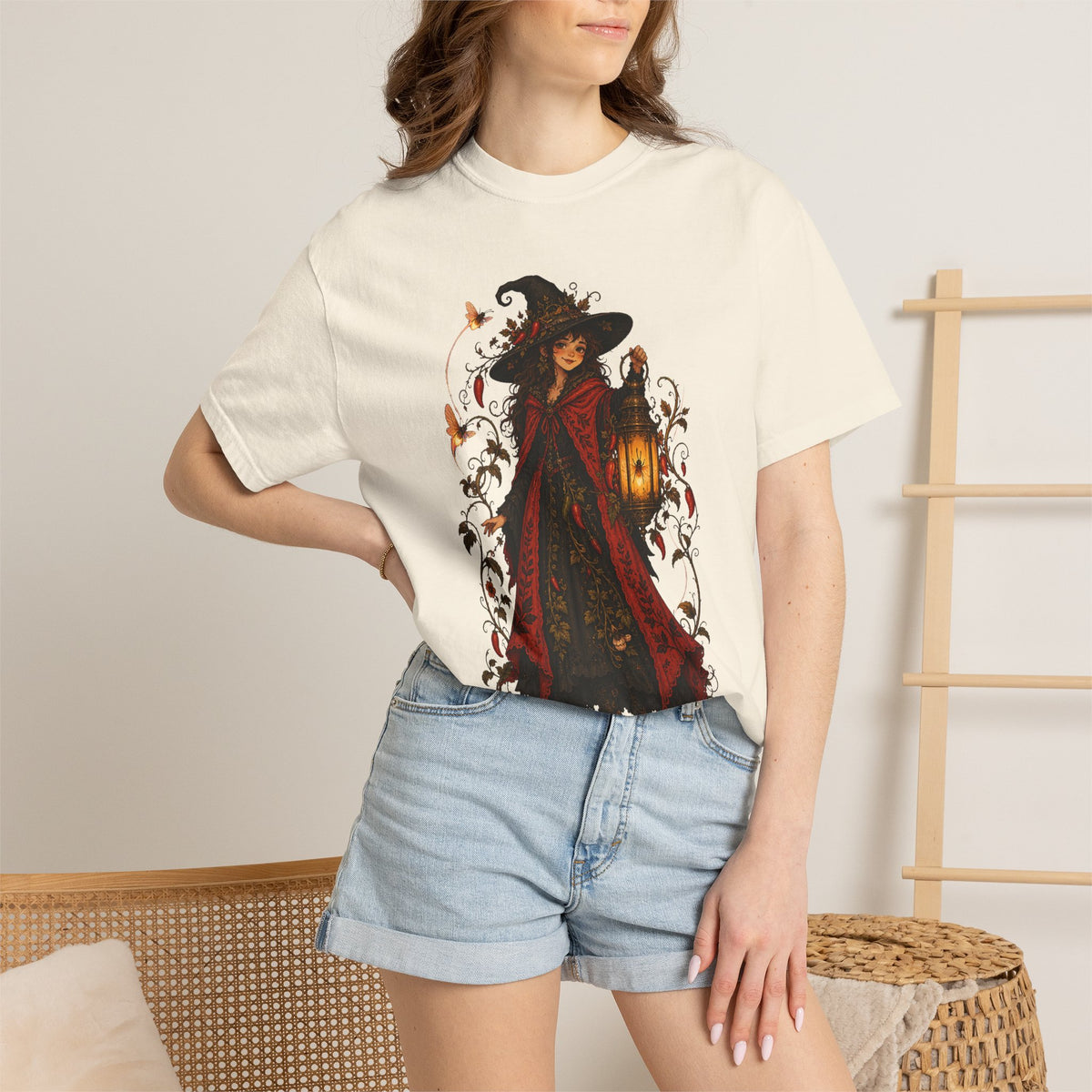 Paprika Firefly Lantern Witch Graphic Tee