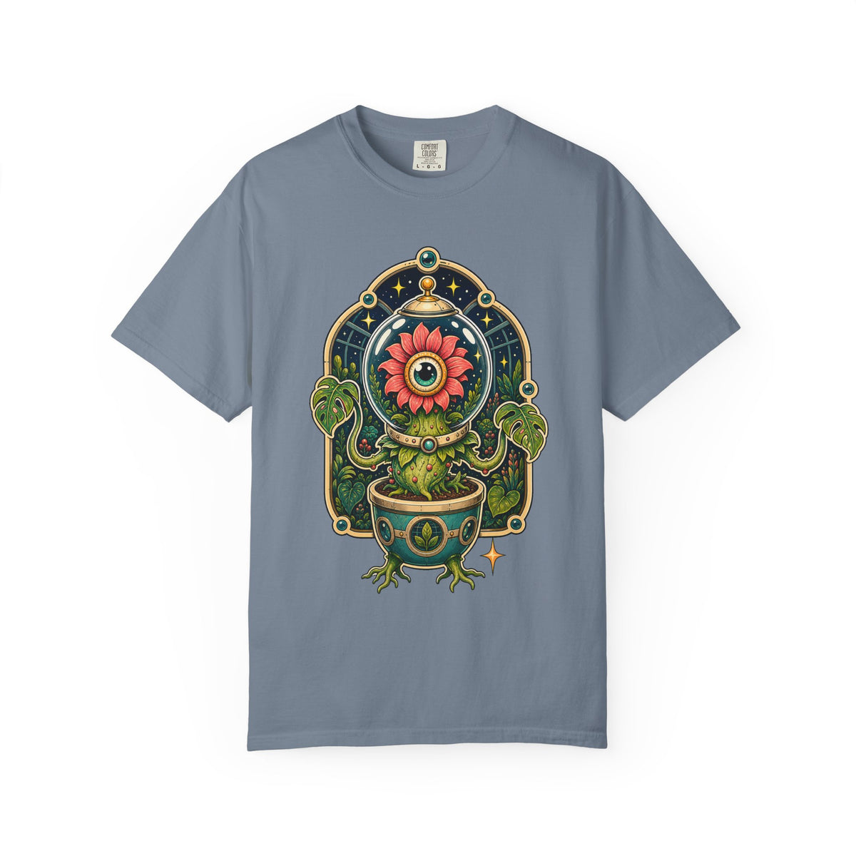 Retro Alien Houseplant T-Shirt Graphic