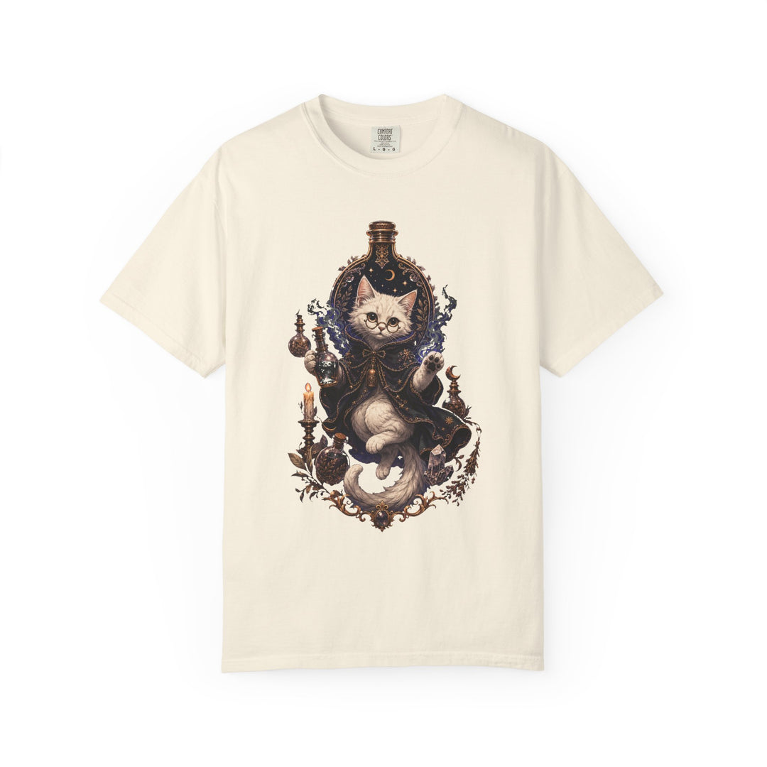 Apothecary Ghost Cat T-Shirt Graphic