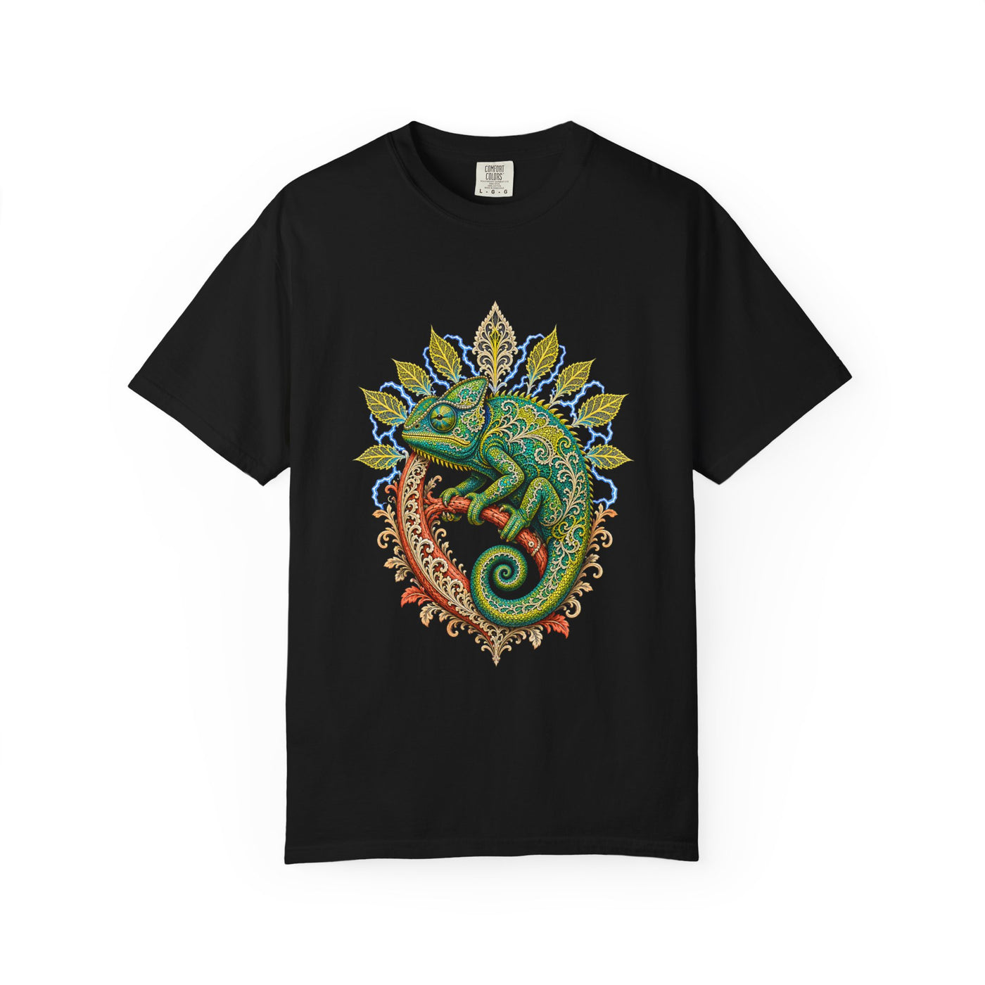 Electric Lace Chameleon Graphic Tee