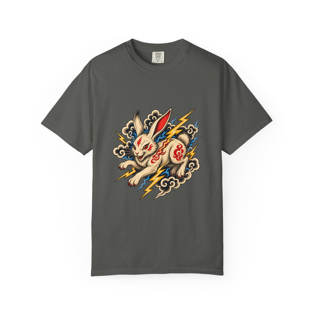 Tattoo Thunder Rabbit Graphic Tee