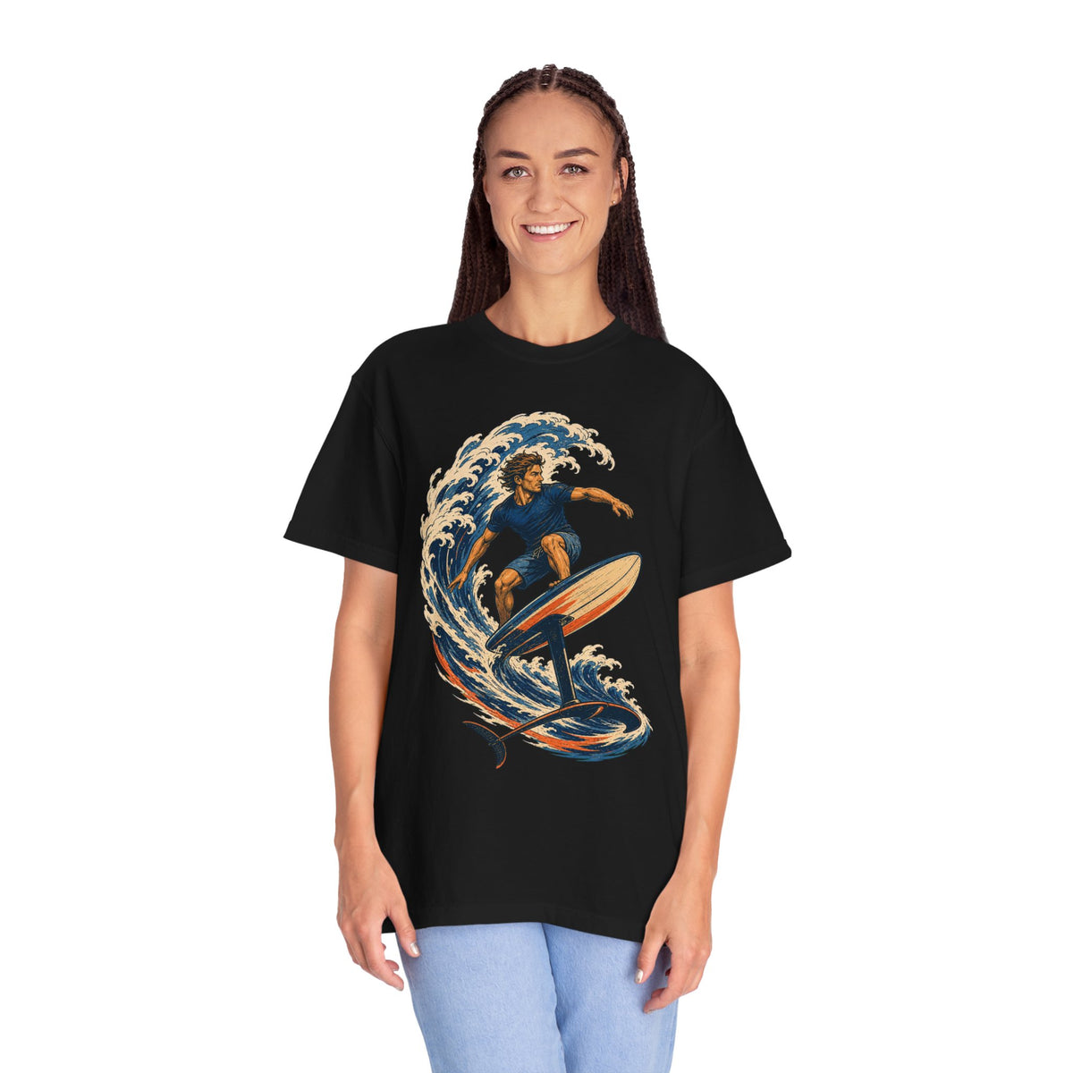 Foil Flight Hydrofoil Surf Screenprint Graphic Tee