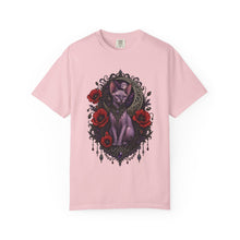 Gothic Poppy Sphinx Cat Graphic Tee