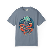 Aquamarine Moon Jellyfish Conductor Graphic Tee