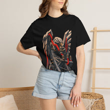 Thunderbird Line Crew Brutalist Mythic Industrial Graphic Tee