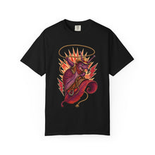 Red Violet Leopard Slug Rodeo Graphic Tee