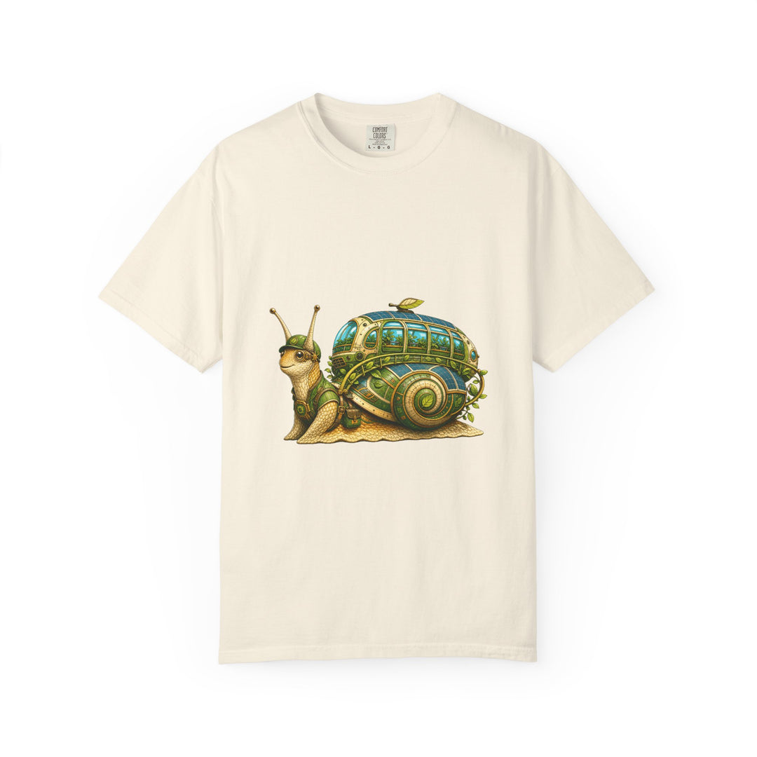 Solarpunk Snail Transit Graphic Tee