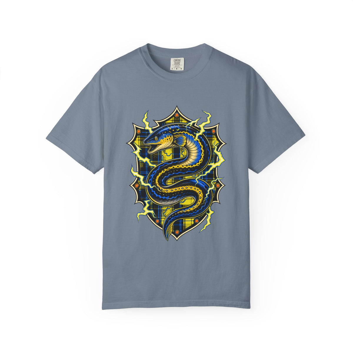 Acid Plaid Electric Eel Graphic Tee