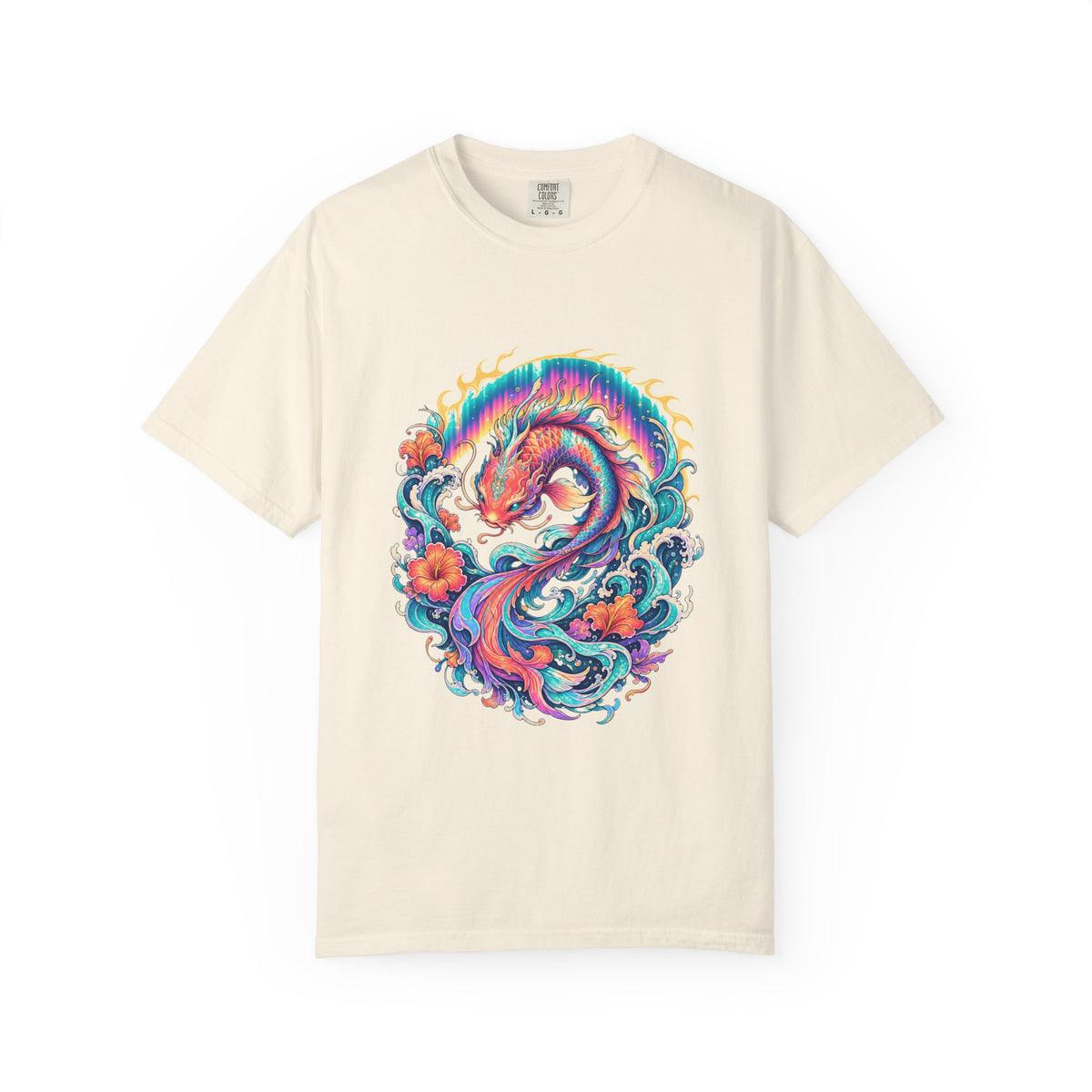 Aurora Koi Tide Spirit Graphic T-Shirt