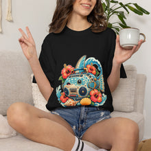 Surfcore Hibiscus Sunfish Boombox T-Shirt Graphic