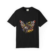 Checkerboard Moth Rider Graphic Tee