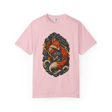 Woodcut Storm Fox Graphic Tee