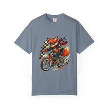 Checkerboard Alley Fox Cyclist T-Shirt Graphic