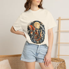 Moonlit Koi Wave Guardian T-Shirt Graphic