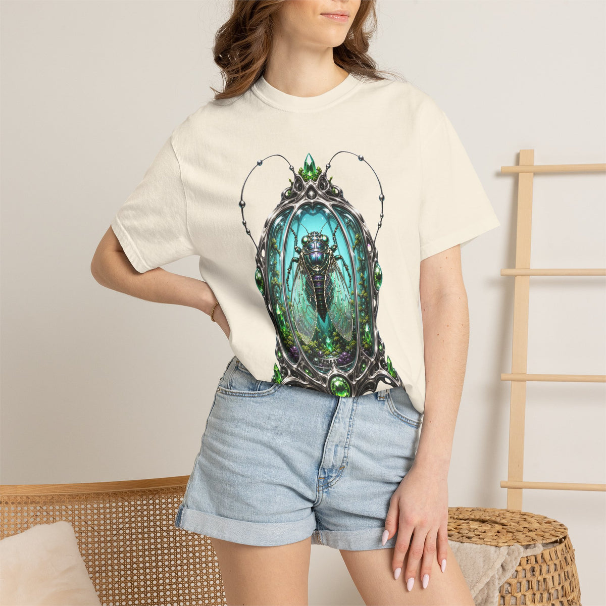 Alien Terrarium Cicada Relic Graphic Tee