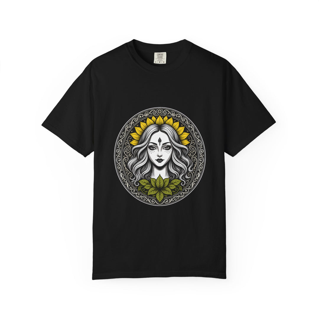 Sun Halo Oracle Medallion T-Shirt Graphic
