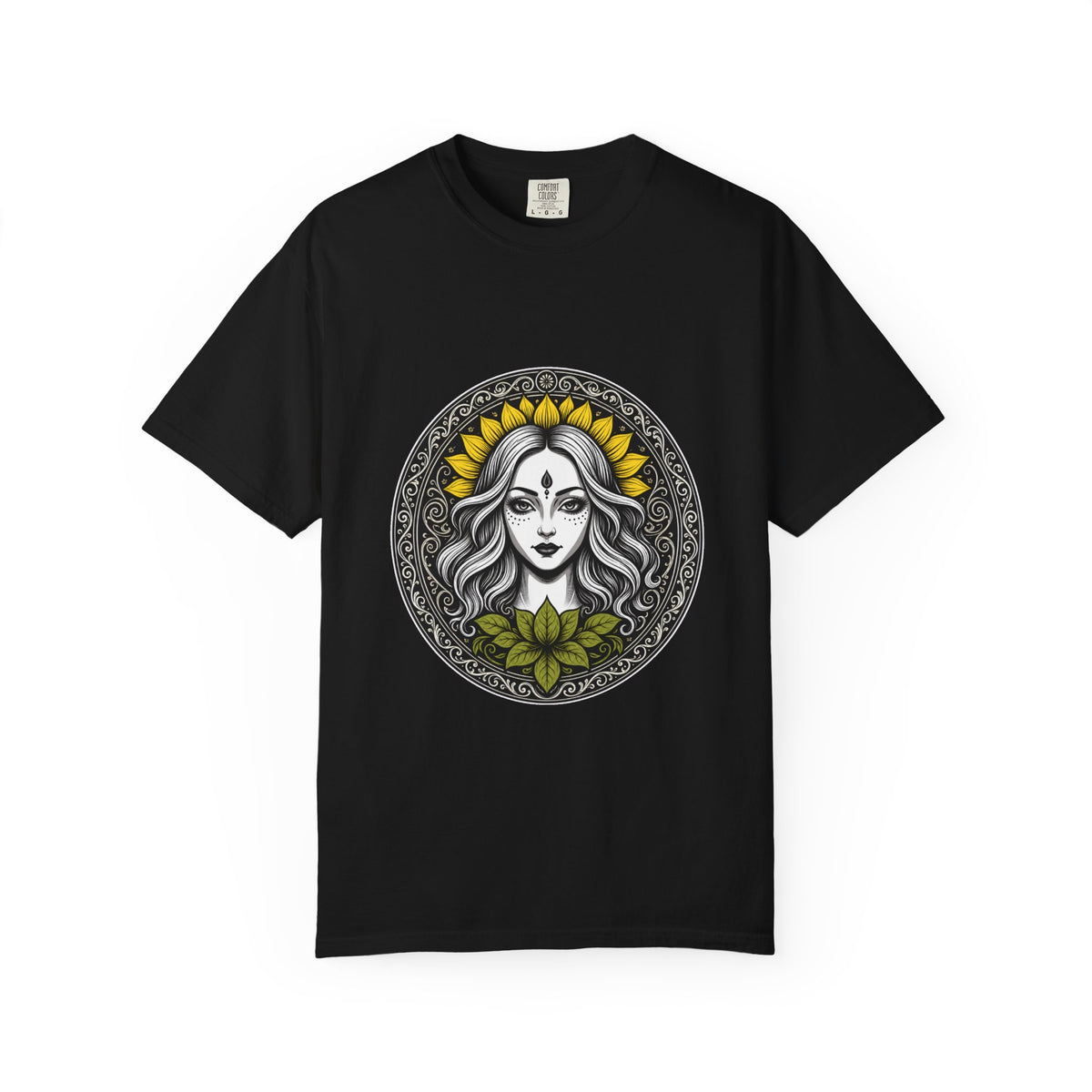 Sun Halo Oracle Medallion T-Shirt Graphic