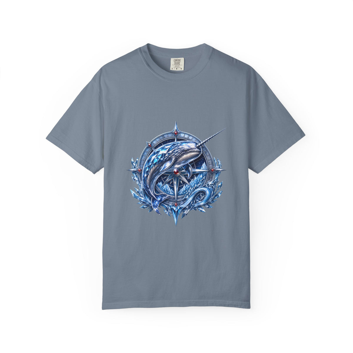 Glacier Chrome Narwhal Compass Graphic Tee