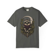 Midnight Library Raccoon Woodcut Graphic Tee