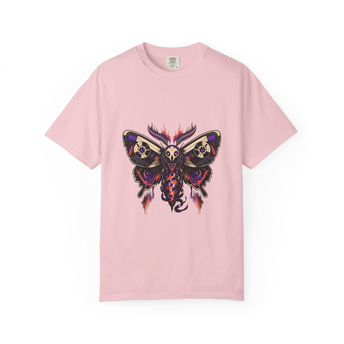 Cassette Moth Analog T-Shirt Graphic