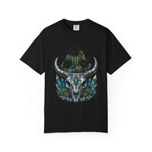 Chrome Cactus Skull Bloom T-Shirt Graphic