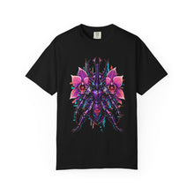 Glitch Orchid Samurai Beetle T-Shirt Graphic