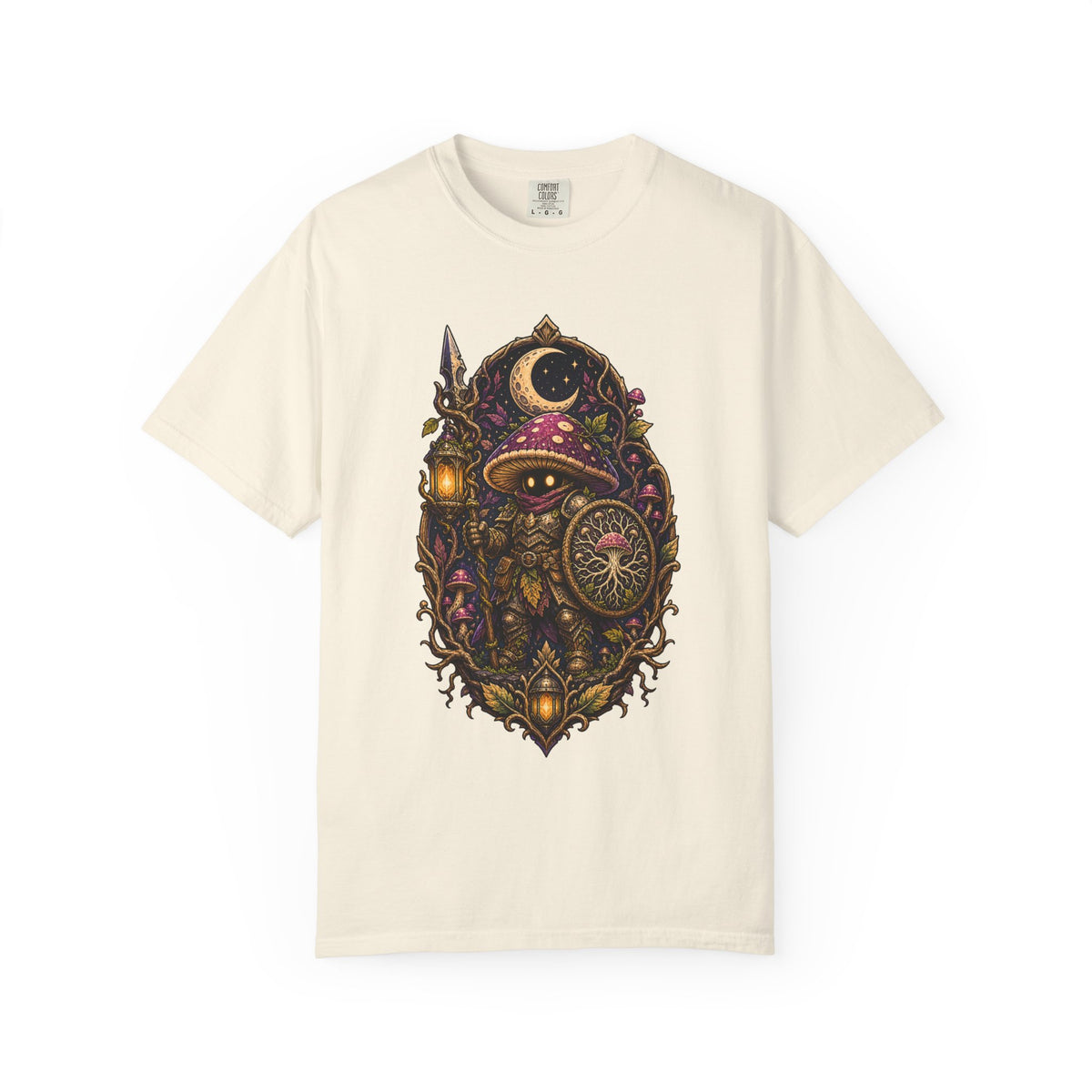Moonlit Mushroom Knight T-Shirt Graphic