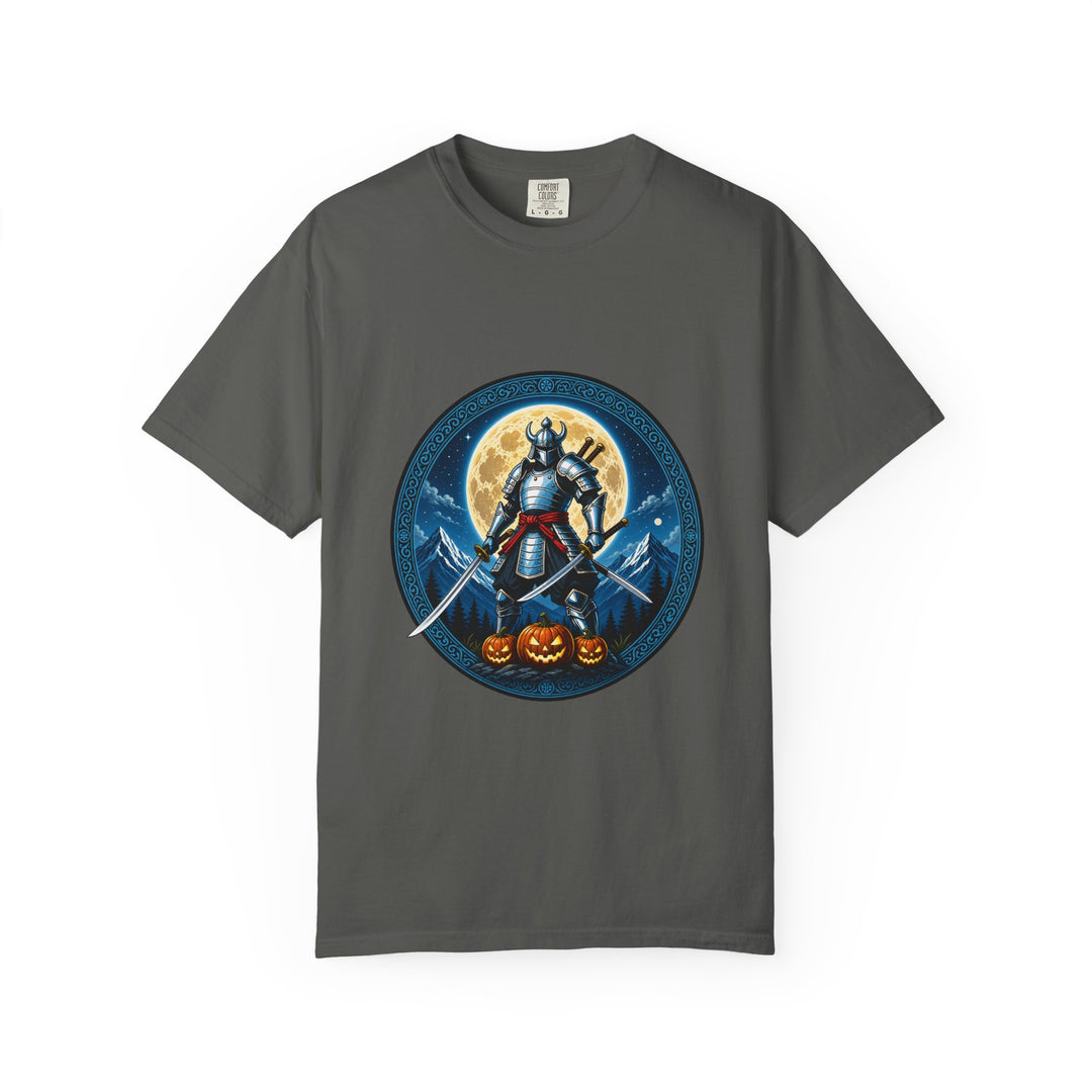 Moonlit Samurai Crest T-Shirt Graphic