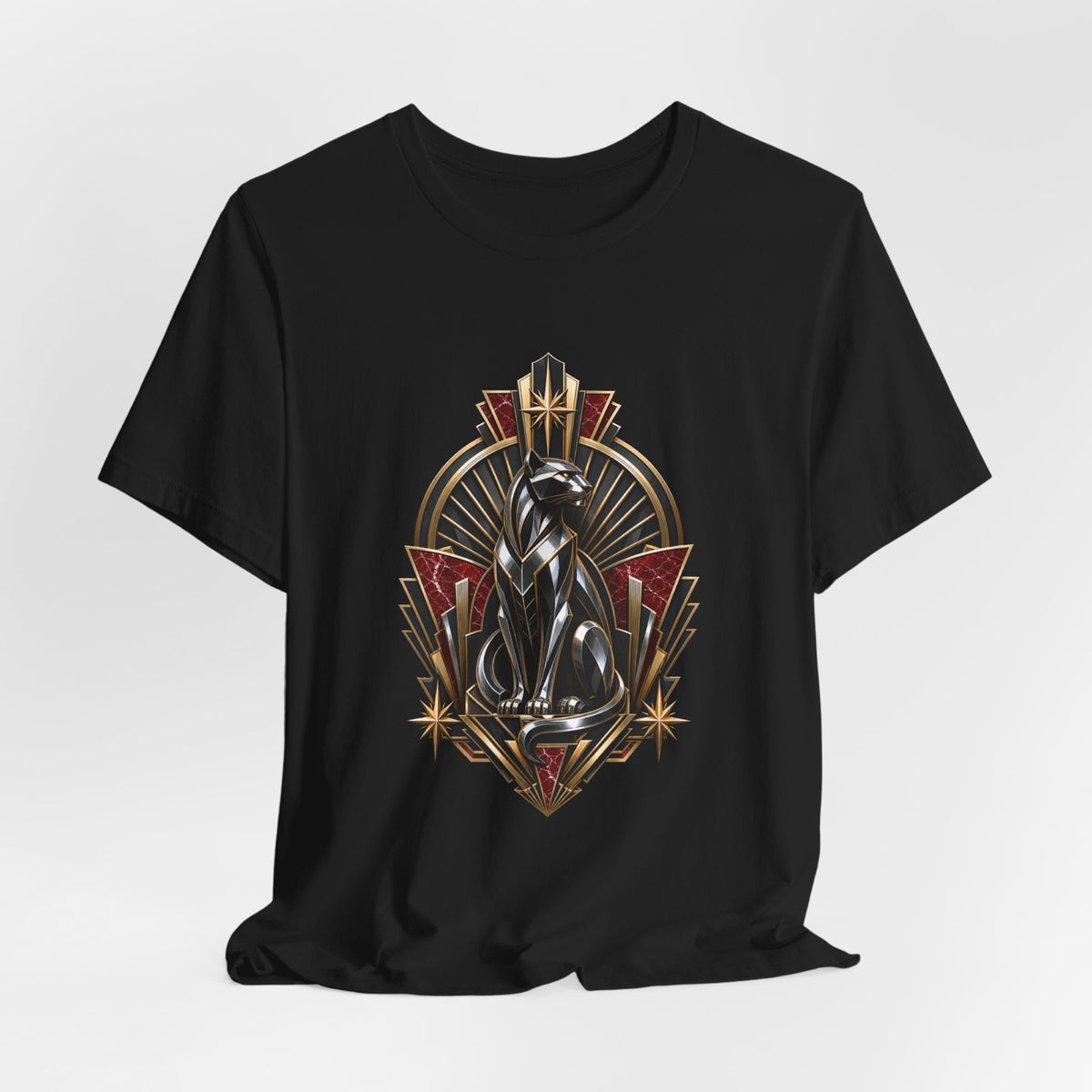 Neo Deco Chrome Guardian T-Shirt Graphic