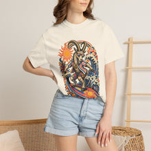 Psychedelic Ibex Surfer Graphic Tee