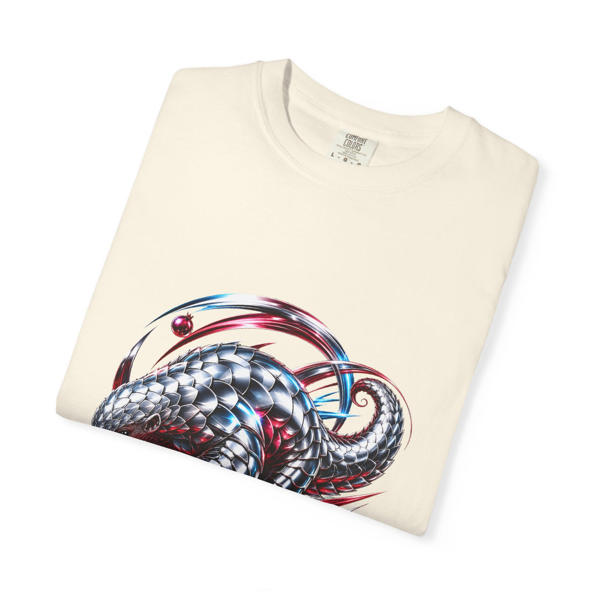 Chrome Pomegranate Pangolin Graphic Tee