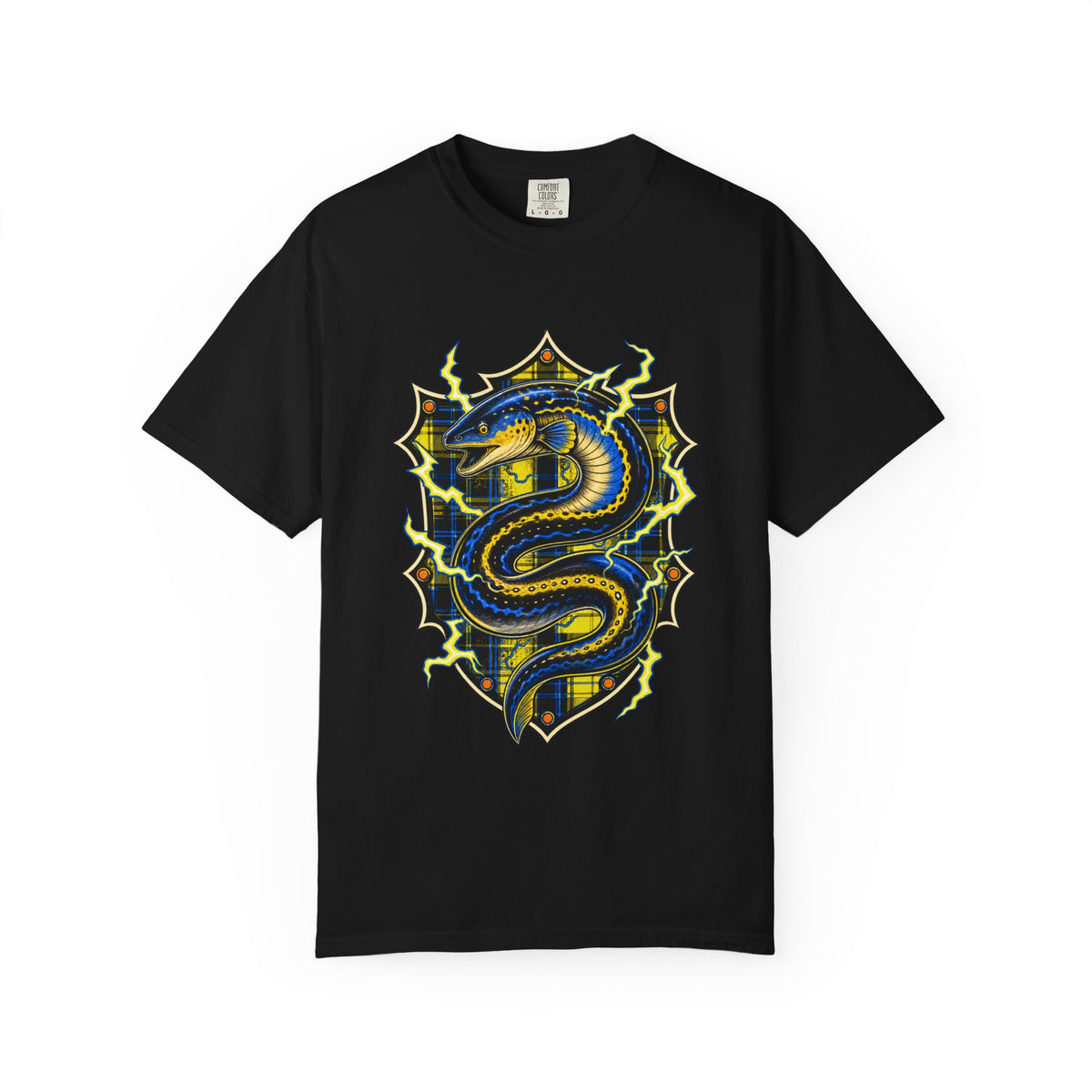 Acid Plaid Electric Eel Graphic Tee