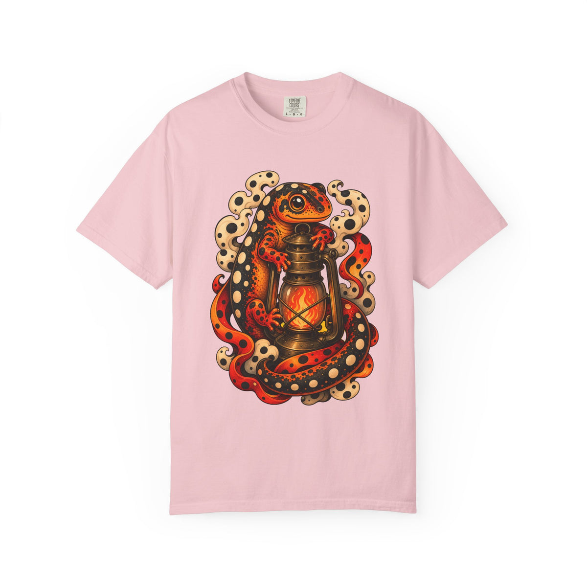 Polka Dot Ember Salamander Graphic Tee