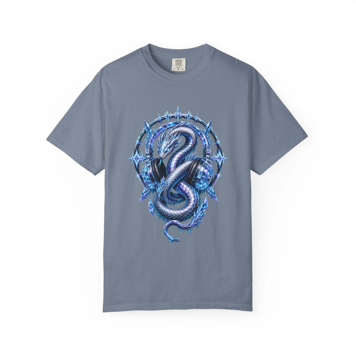 Y2K Frost Serpent Graphic Tee