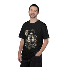 Blackwork Nautical Kettle Anchor T-Shirt Graphic