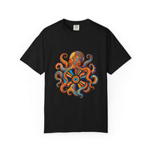 Psychedelic Patchwork Octopus Graphic Tee