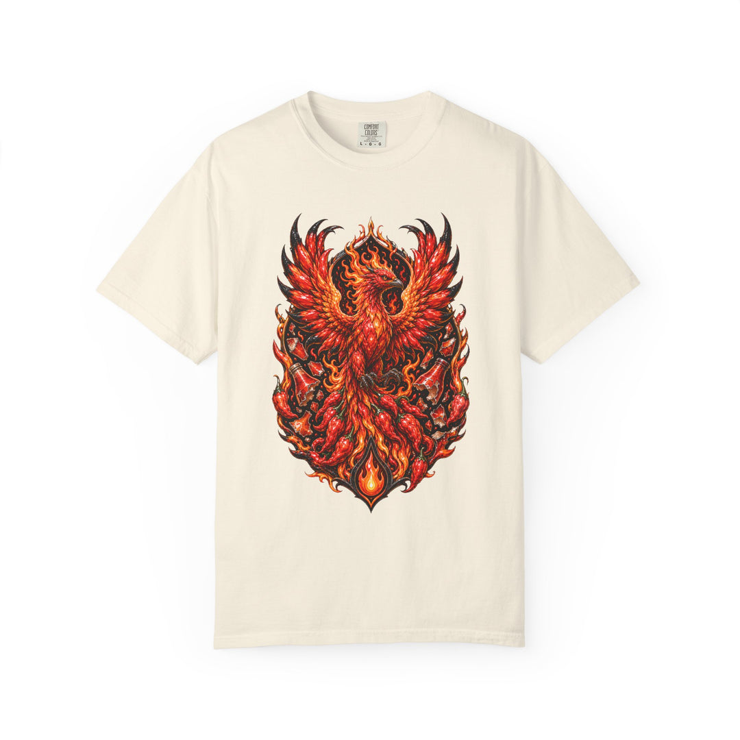Ghost Pepper Phoenix Fire Crest T-Shirt Graphic