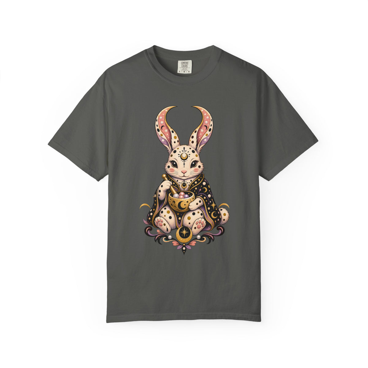 Polka Dot Moon Rabbit Graphic Tee
