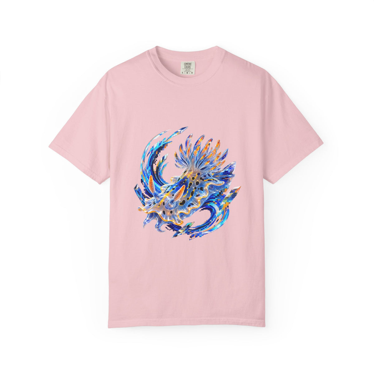 Glitch Glass Nudibranch Graphic Tee